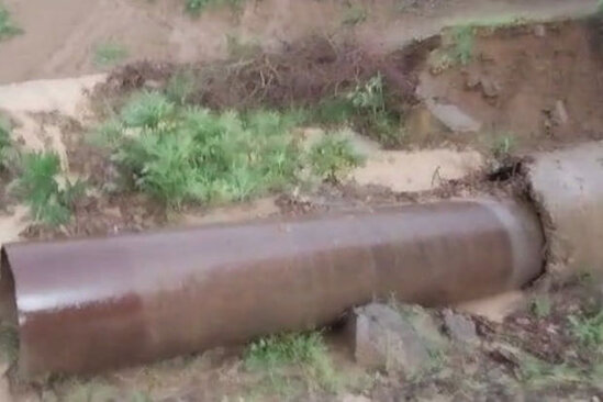 Cəlilabadda selin fəsadları - VİDEO