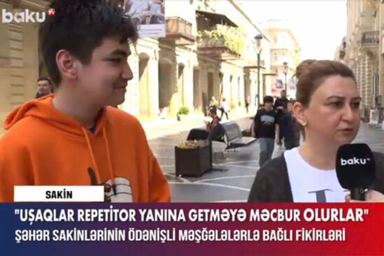 Repetitorsuz ali məktəbə qəbul olmaq mümkündür? - Bakı sakinlərindən maraqlı cavablar - VİDEO