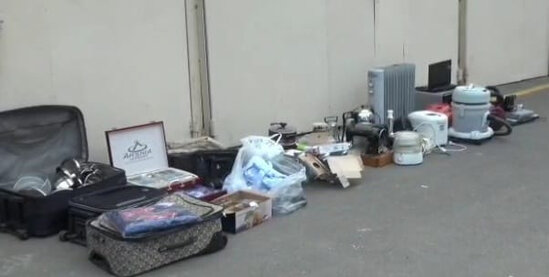 Evdən oğurluq edən şəxs SAXLANILDI - FOTO