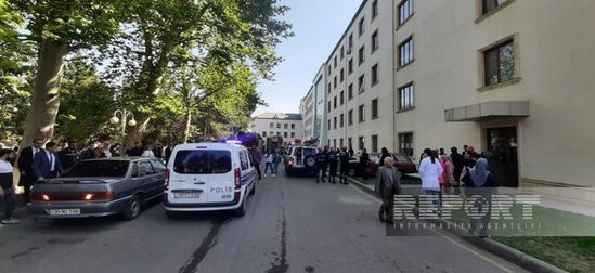 Gəncədə xəstəxanada baş verən yanğında xəstə boğularaq ölüb - YENİLƏNİB + FOTO