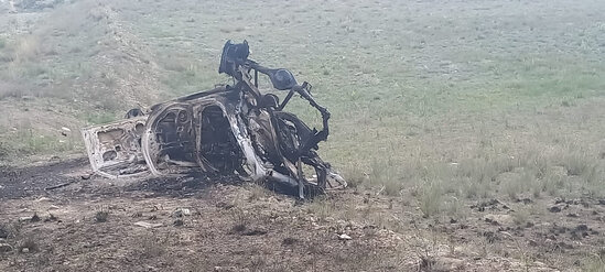 Tərtərdə mina partladığı və 3 nəfərin həyatını itirdiyi yerdən görüntülər - FOTO