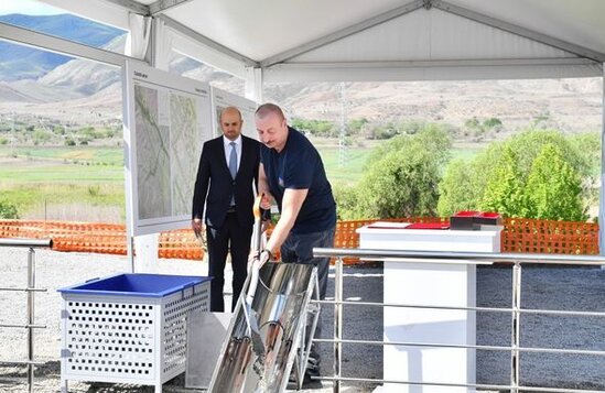 İlham Əliyev Laçın və Qubadlı rayonlarına səfər edib - FOTO