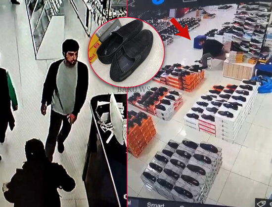 Bakıda mağazadan ağlasığmaz üsulla oğurluq edildi - ANBAAN VİDEO