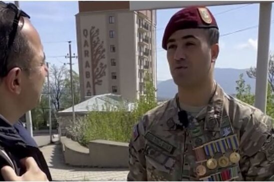 Şuşa fatehi: "Düşmən üç dəfə şəhərə hücuma cəhd etsə də, qarşısını aldıq"