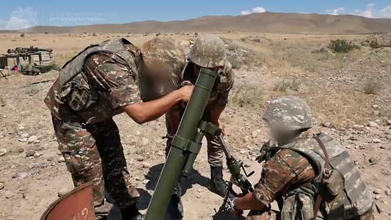 Ermənistan ordumuzun mövqelərini minaatanlardan atəşə tutur - RƏSMİ