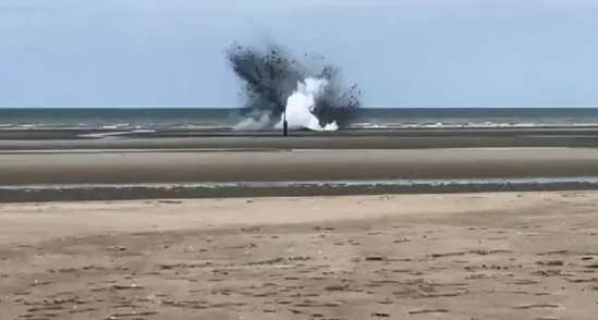 Belçikada İkinci Dünya Müharibəsindən qalan bomba məhv edildi