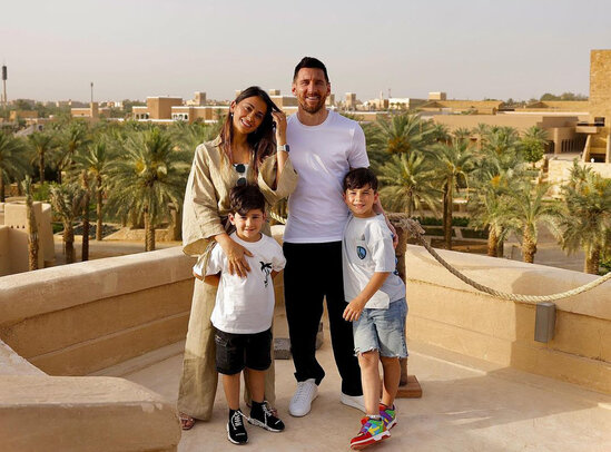 Messi yenə Səudiyyəyə səfər etdi - FOTO