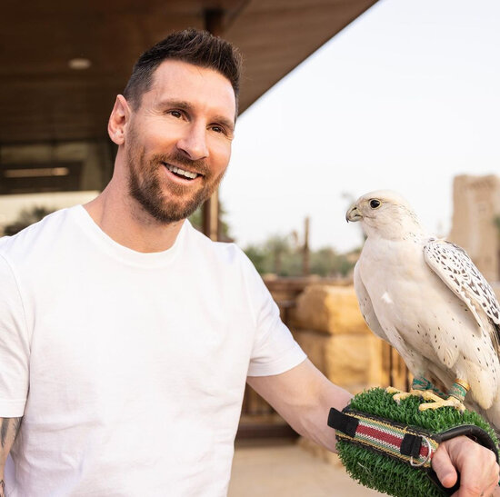 Messi yenə Səudiyyəyə səfər etdi - FOTO