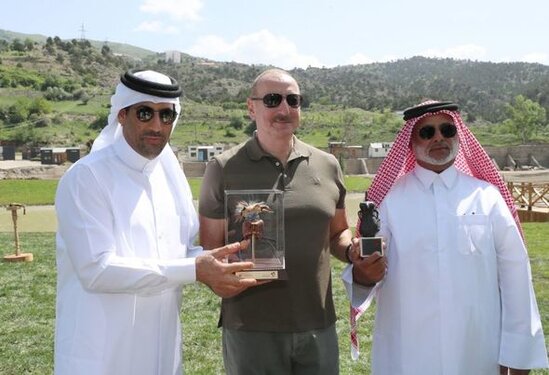 Laçında Şərqi Qafqaz turları və şahin quşları təbiətə, müxtəlif növ balıqlar Həkəri çayına buraxılıb - FOTO