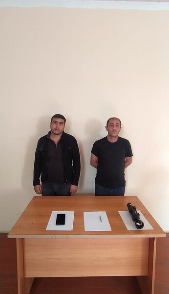 Azərbaycan - İran sərhədində əməliyyat: Saxlanılanlar var - FOTO