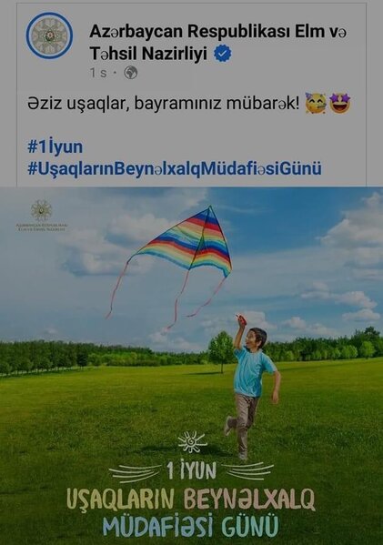 Kamran Əsədov LGBT bayrağı ilə paylaşıma görə Elm və Təhsil Nazirliyini tənqid etdi