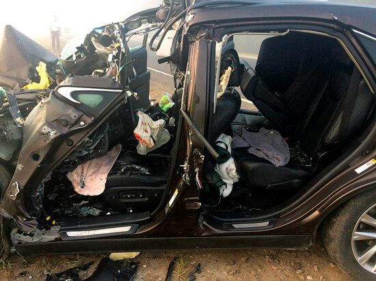 Quba xəstəxanasının mühafizəçiləri qəzaya düşüb, ölən var