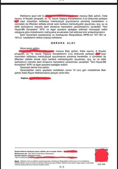 Hakimin lift düyməsini qırmasının səbəbi məlum oldu - YENİLƏNİB + FOTO/VİDEO