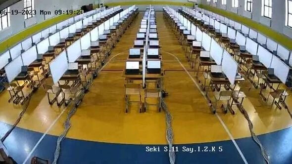 Şəkidə müəllimlərin imtahanından öncə problem yarandı - FOTO