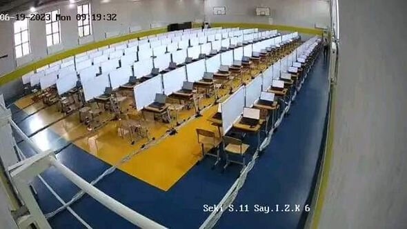 Şəkidə müəllimlərin imtahanından öncə problem yarandı - FOTO