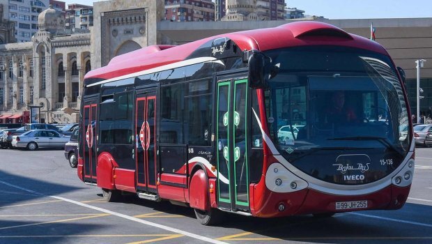 Bakıda yeddi marşrut xətti üzrə avtobusların hərəkət sxemi müvəqqəti dəyişdirilir