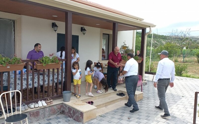 Talış kəndində otuz ildən sonra ilk dəfə qurban kəsilib