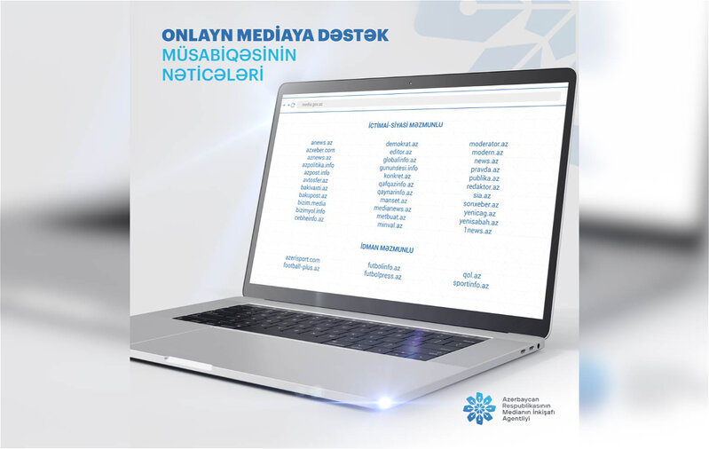 MEDİA saytlara dəstək layihəsinin qaliblərini açıqladı - Siyahı