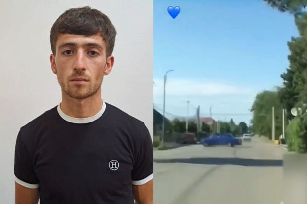 Şəmkirdə toy karvanında avtoxuliqanlıq edən şəxs saxlanılıb - FOTO/VİDEO