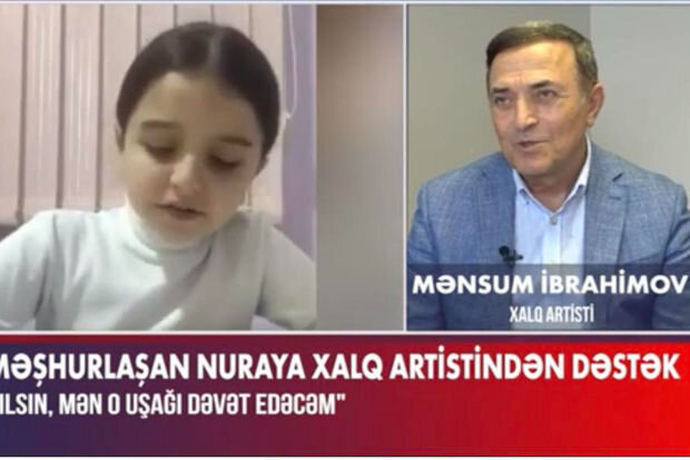 Xalq artistindən Nuraya dəstək: "Onunla məşğul olacağam, kömək edəcəyəm" - VİDEO