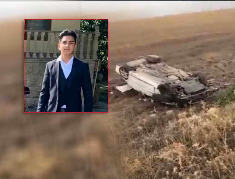 Şamaxıdakı ağır qəzada ölən 18 yaşlı sürücünün FOTOLARI