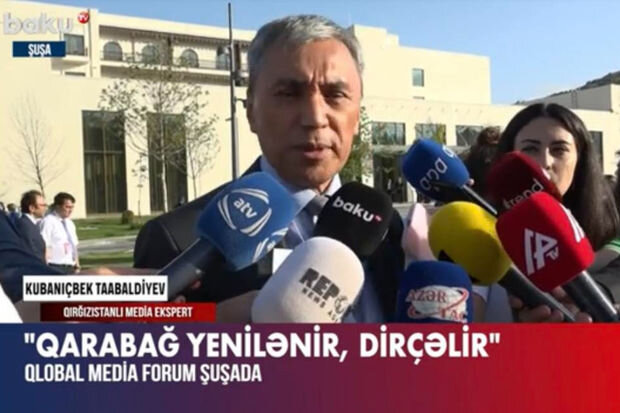 Qırğızıstanlı media eksperti: "Uğur qazanan ilk Şuşa olacaq" - VİDEO