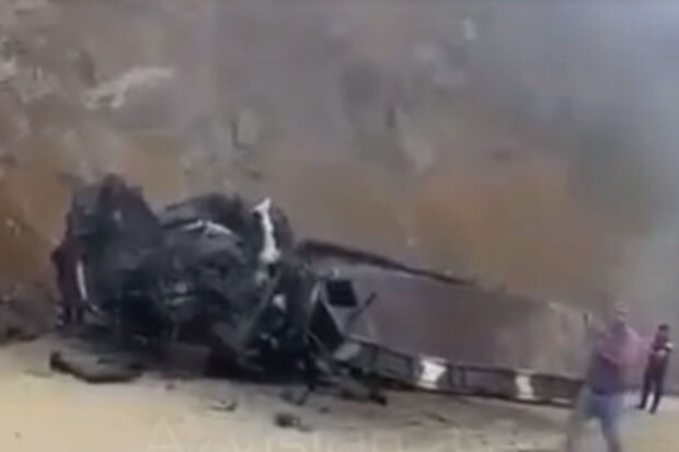 Kəlbəcərdə baş verən yol-nəqliyyat hadisəsinin görüntüləri yayıldı - VİDEO