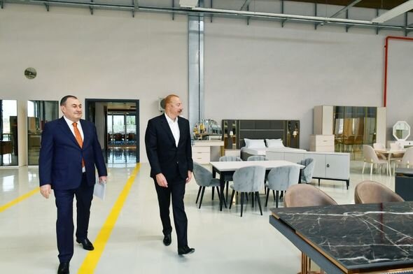 Qazaxda mebel fabrikinin açılışı olub - YENİLƏNİB + FOTO