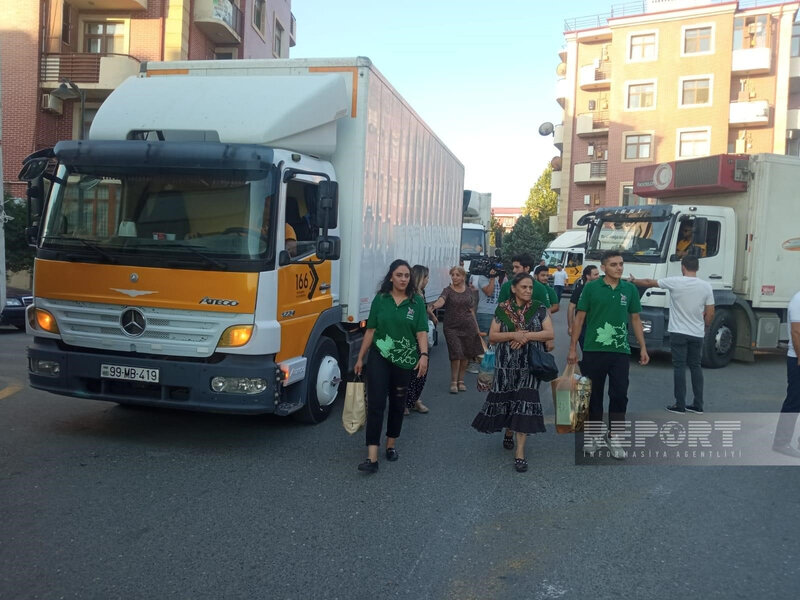 Daha bir neçə ailə Zəngilanın Ağalı kəndinə yola salınıb - FOTO
