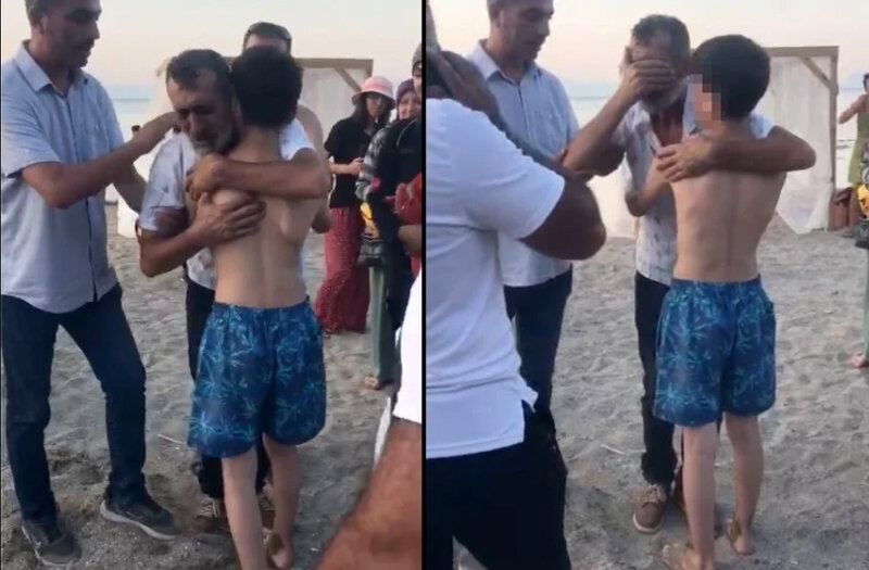 Oğlunun göldə boğulduğunu zənn edən ata gördüyü mənzərə qarşısında şok keçirdi - VİDEO