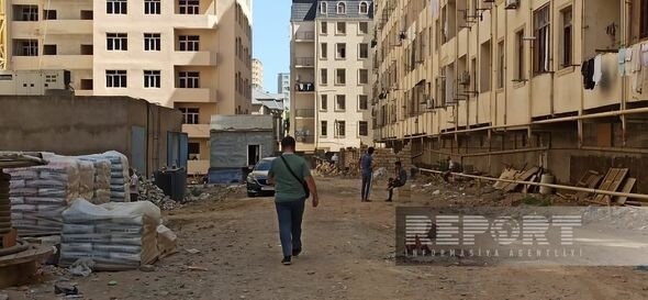 "AAAF Park"-da kommunikasiya xətlərinin üzərində 500 kvadratmetr obyekt tikilir - FOTOLAR