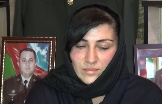 Şəhid xanımı oğlu ilə birlikdə universitetə qəbul oldu - Fotolar