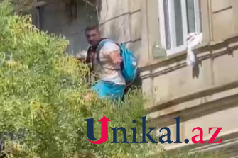 Bakının mərkəzi küçəsində intihara cəhdin qarşısı alınıb - YENİLƏNİB - VİDEO