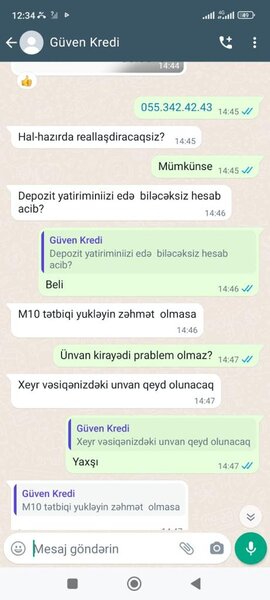 'Guvenkredittaz" müştəriləri aldadaraq kartlarından pul çəkir