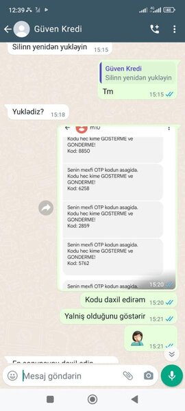 'Guvenkredittaz" müştəriləri aldadaraq kartlarından pul çəkir