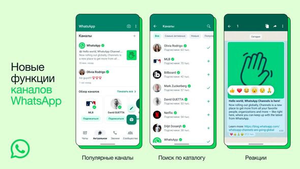 "WhatsApp" kanallarını işə saldı - FOTO