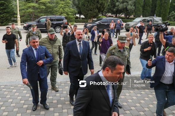 Qarabağın erməni sakinlərinin nümayəndələri ilə Yevlaxda görüş bitdi - YENİLƏNİB + FOTO/CANLI YAYIM