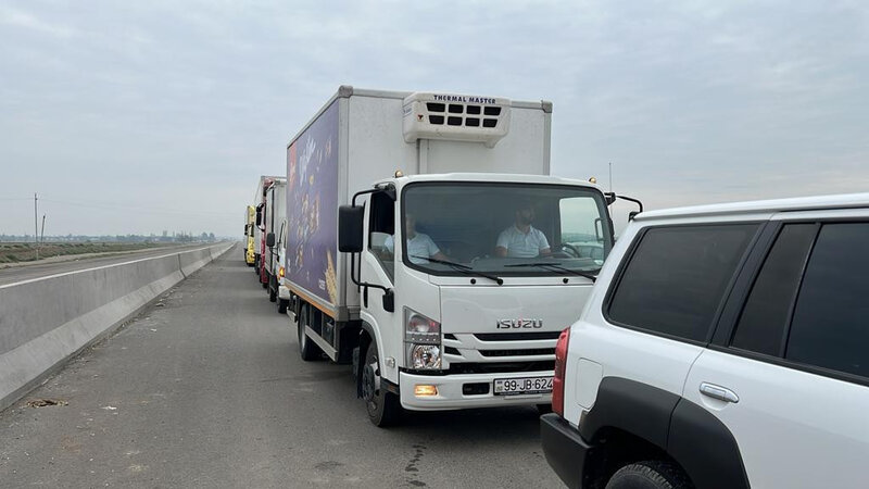 Nazirlik Qarabağda yaşayan erməni əhaliyə ərzaq yükü göndərilməsi barədə məlumat yayıb - FOTO