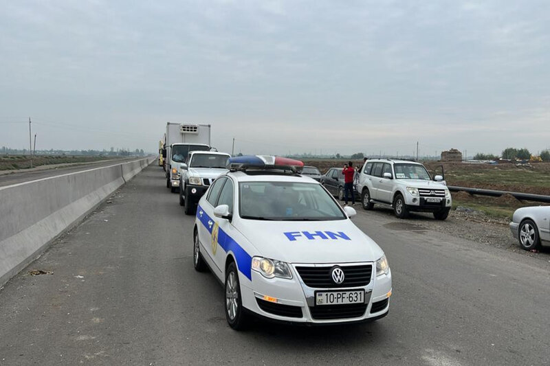 Nazirlik Qarabağda yaşayan erməni əhaliyə ərzaq yükü göndərilməsi barədə məlumat yayıb - FOTO