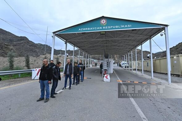 "Laçın" sərhəd-buraxılış məntəqəsindən erməniəsilli şəxslərin sərbəst keçidi təmin olunur - FOTO