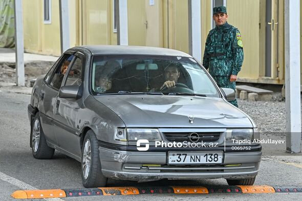 "Laçın" sərhəd-buraxılış məntəqəsindən erməniəsilli şəxslərin sərbəst keçidi təmin olunur - FOTO