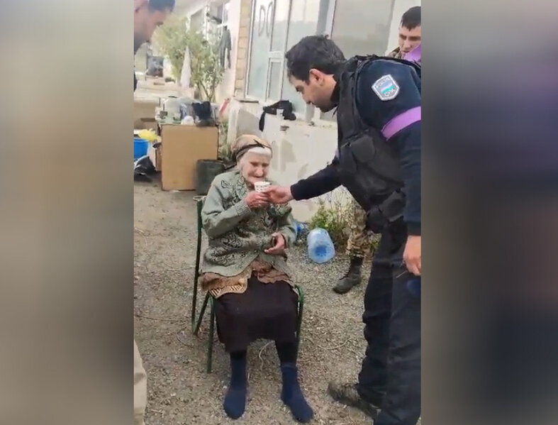 Qarabağda erməni əsilli vətəndaşa göstərilən nəvaziş - VİDEO