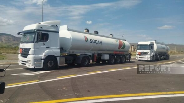 Qarabağın erməni sakinləri üçün növbəti dəfə yanacaq göndərilib - FOTO