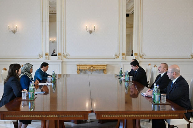 Prezident İlham Əliyev BMT-nin Məskunlaşma Proqramının icraçı direktorunu qəbul edib