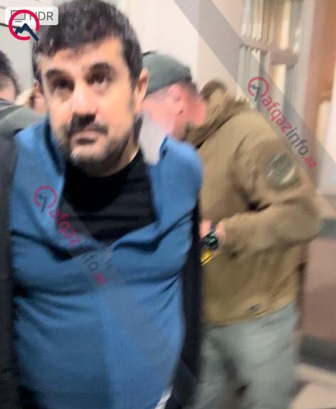 Arutyunyan həbs olunarkən - Fotolar