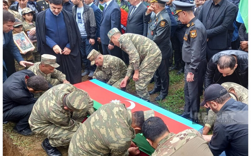 Şəhid Yusif Xəlilov Lənkəranda dəfn edilib - YENİLƏNİB - FOTO