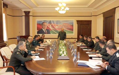 Hərbi Prokurorluqda geniş kollegiya iclası keçirilib