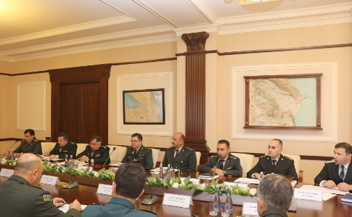Hərbi Prokurorluqda geniş kollegiya iclası keçirilib