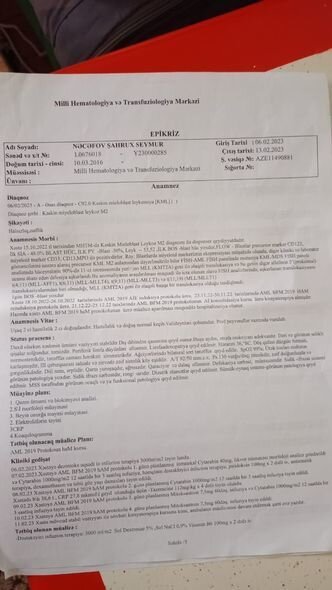 Leykozdan əziyyət çəkən uşağın anası: "Aylardır övladıma meyvə ala bilmirdim" - FOTO