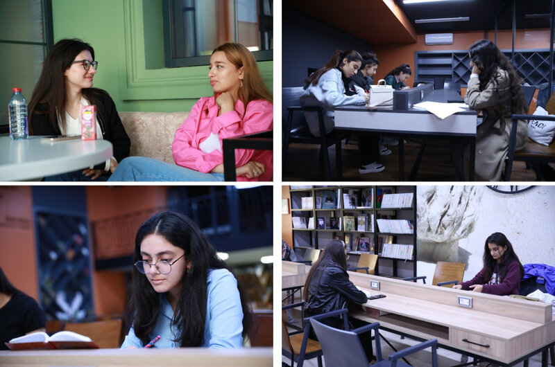 ADPU-nun bufetində kitab oxumaq qadağandır? - Universitetdən Açıqlama - FOTO/VİDEO